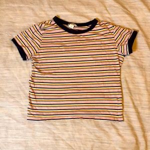 Small MONKL striped t-shirt.